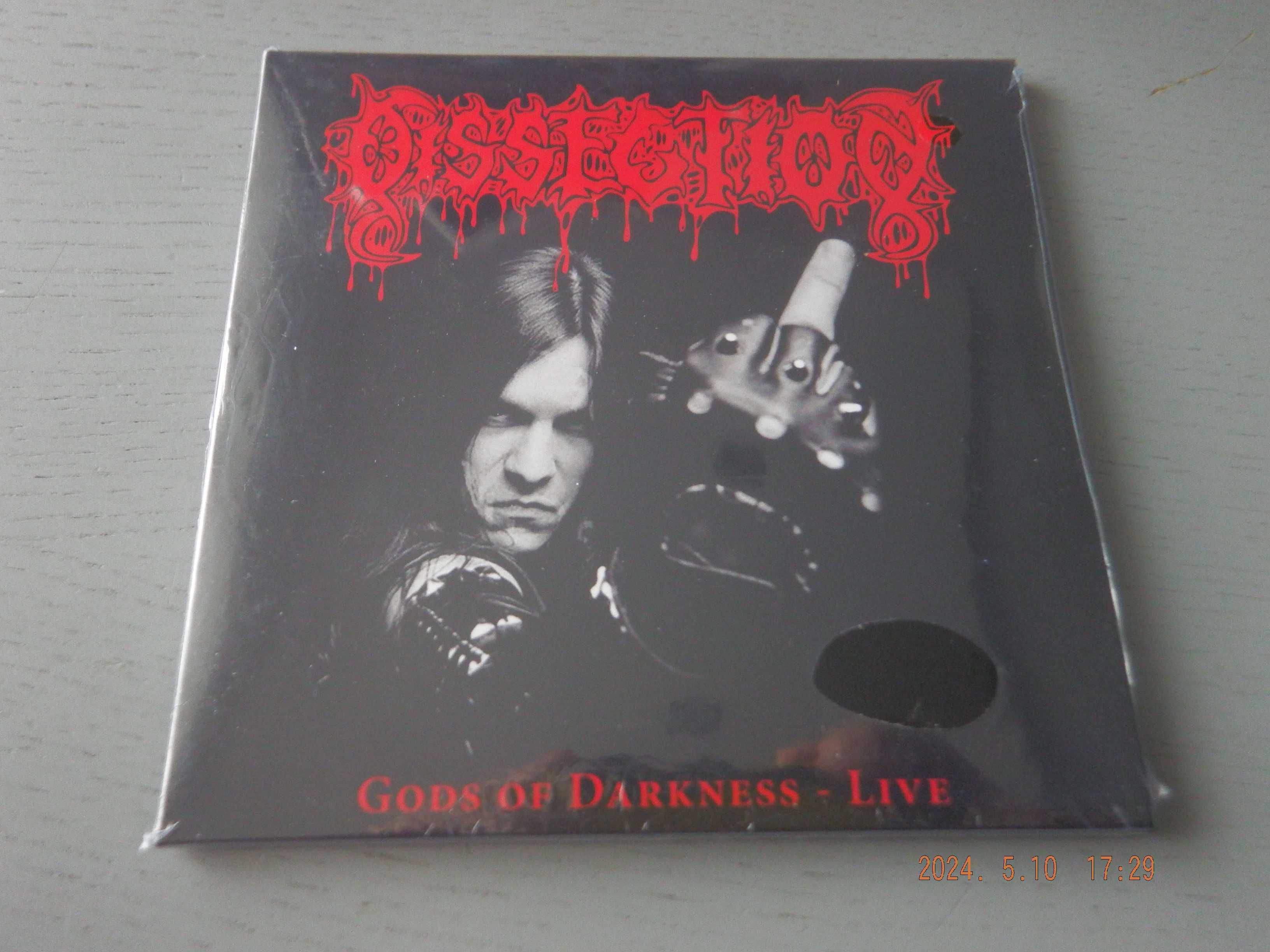 DISSECTION - Gods of darkness - Live  CD + DVD  digipack   unikat