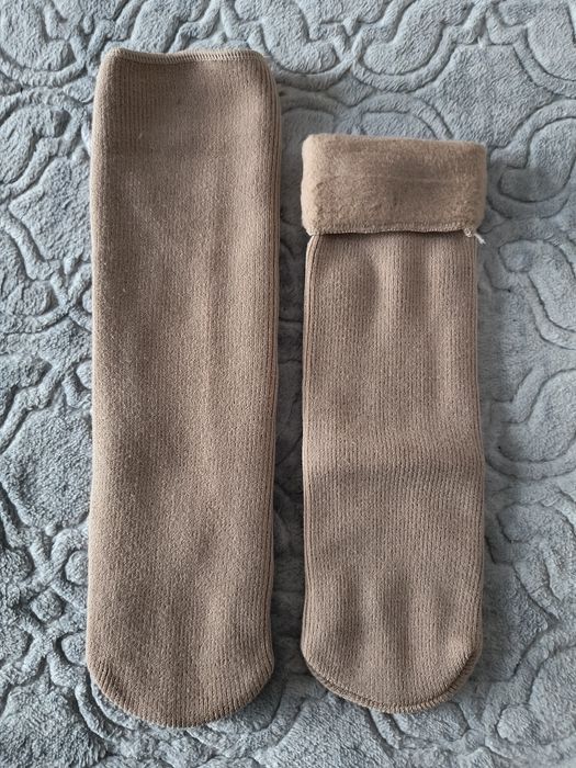 2 pary ciepłe SKARPETY GRUBE ANGORA 39-42 unisex