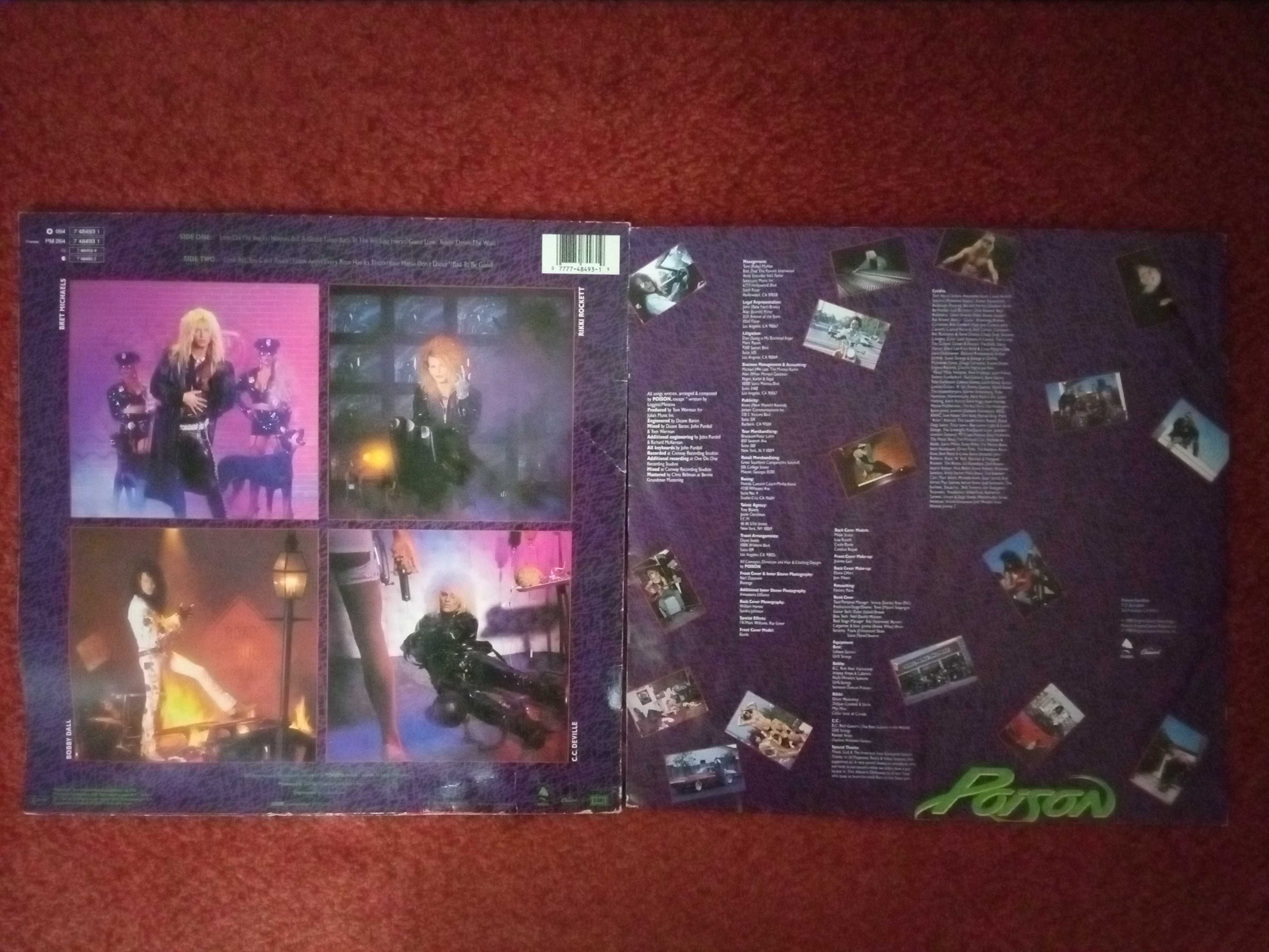 LP винил 
POISON -Open Up And Sa,EUROPE -Out of the, WHITE LION -Pride