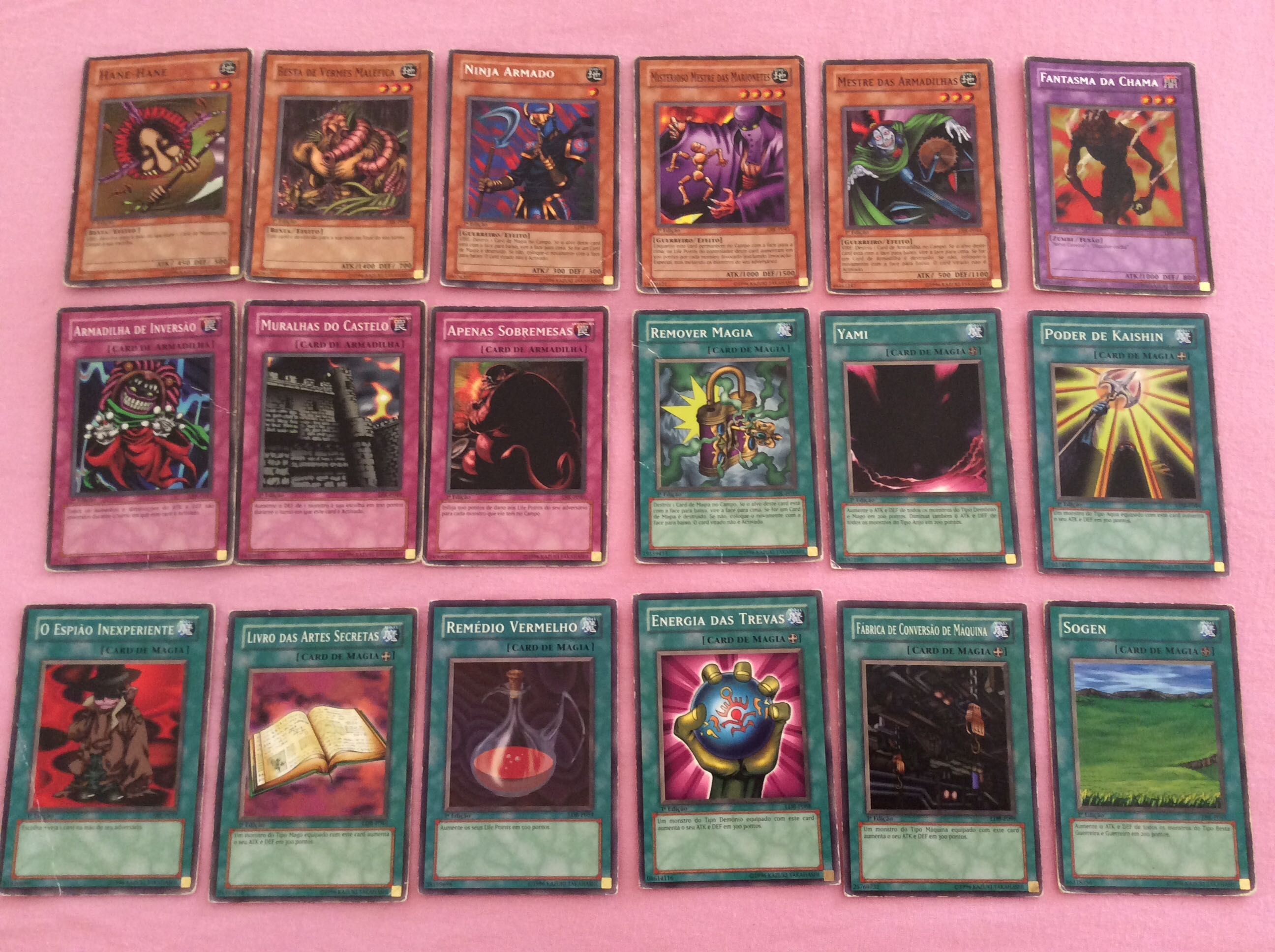 52 cartas Yu-Gi-Oh PT