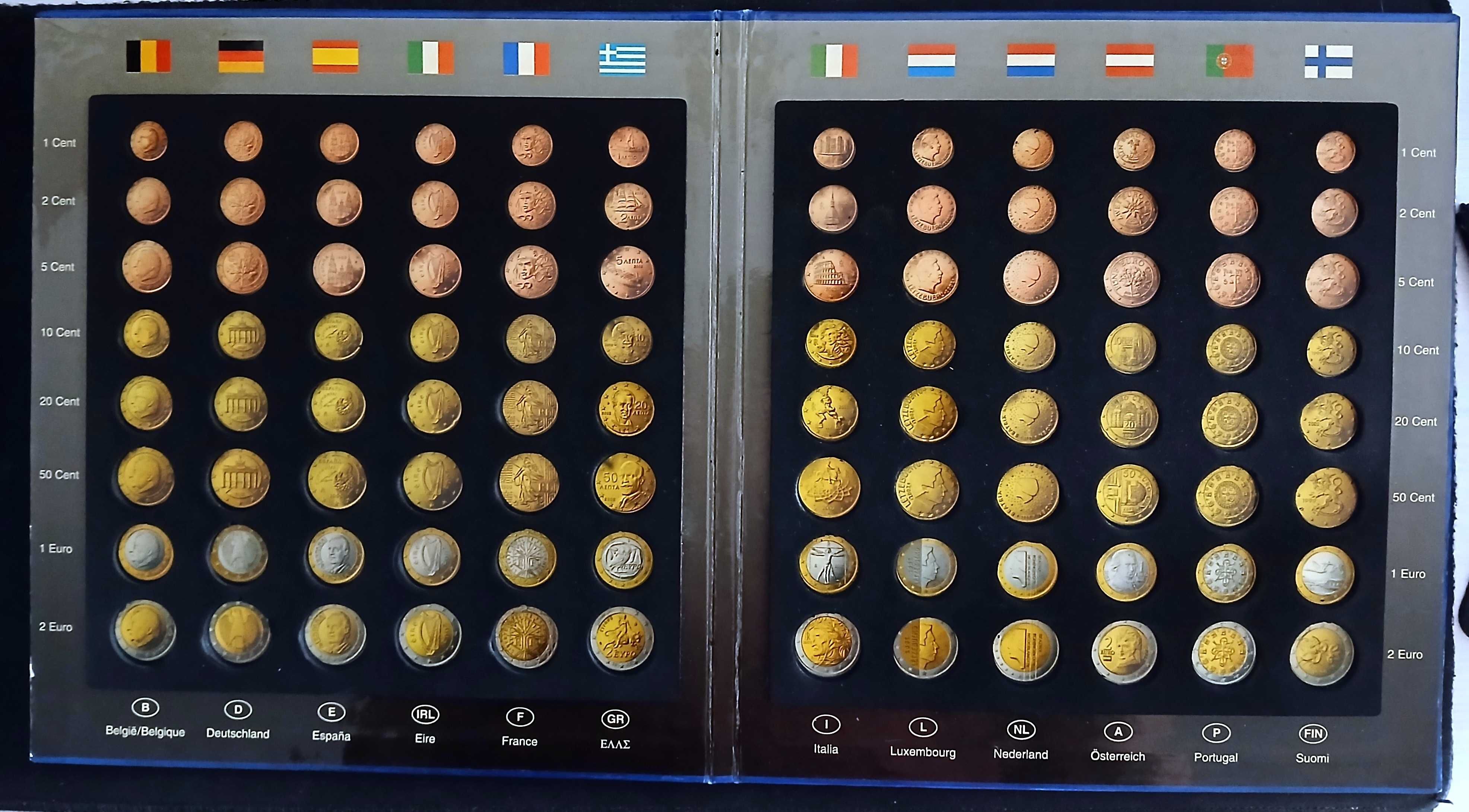 Álbum de Moedas de Coleção Euro Leuchtturm