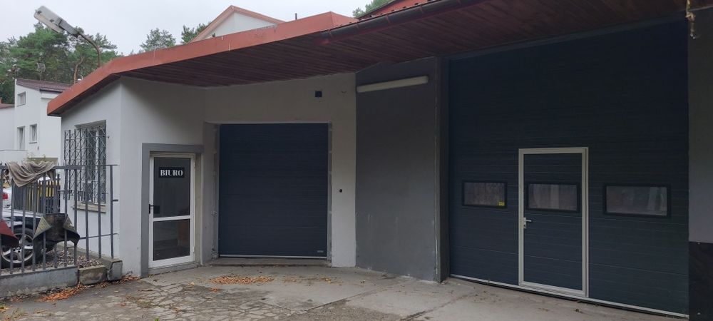 Garaż, warsztat, magazyn +  mieszkanie 2 pok. Miedzeszyn - Wawer