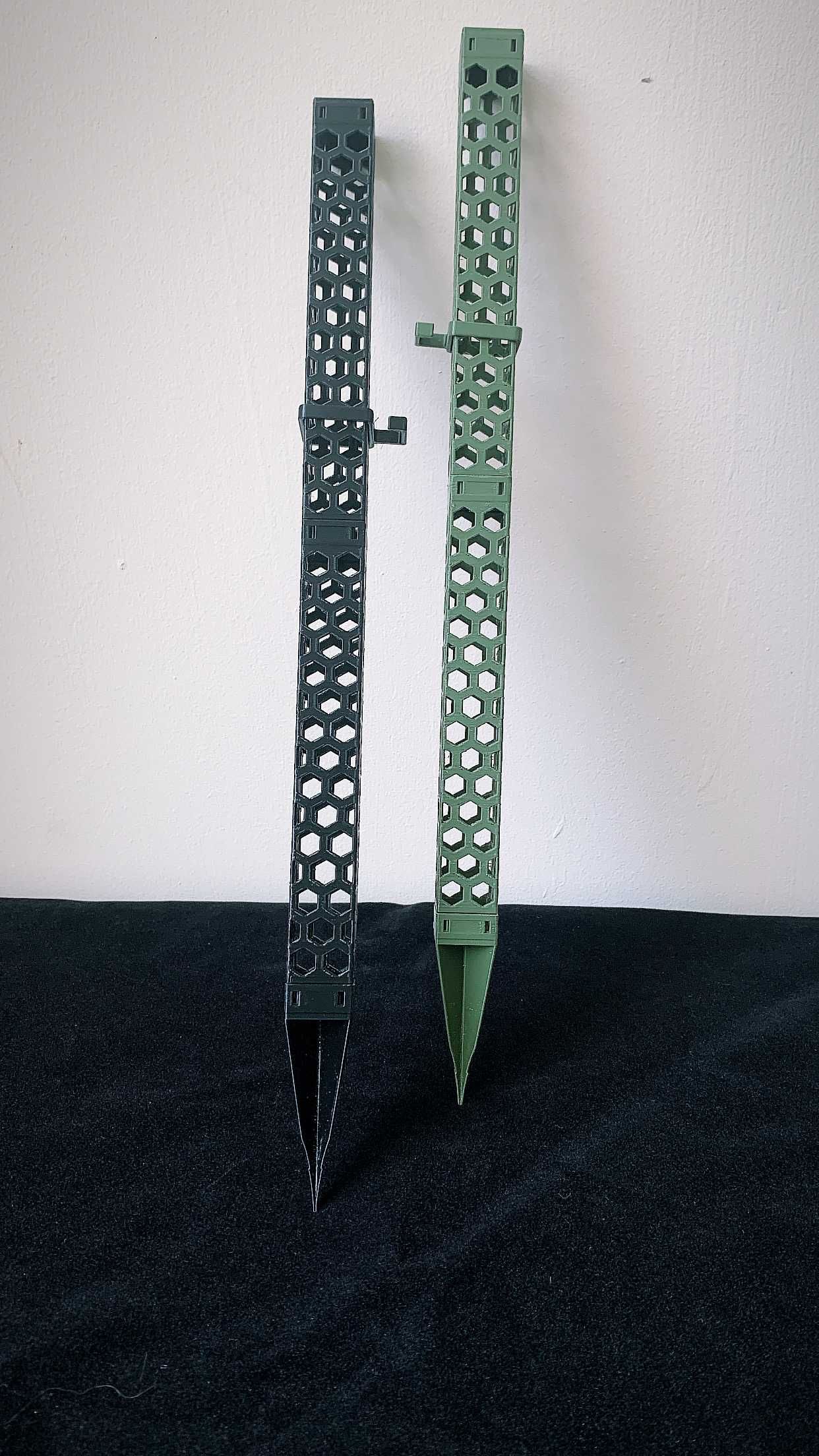 Palik modułowy do roślin i kwiatów pnących kwadrat 2x2 cm na mech