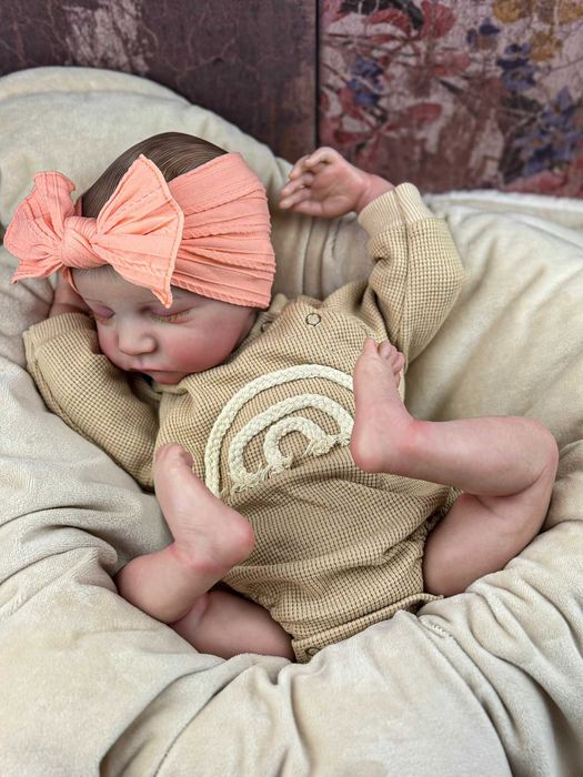 LALA Typ Reborn Jak Rzeczywisty Niemowlak Duża Przytulanka 450mm