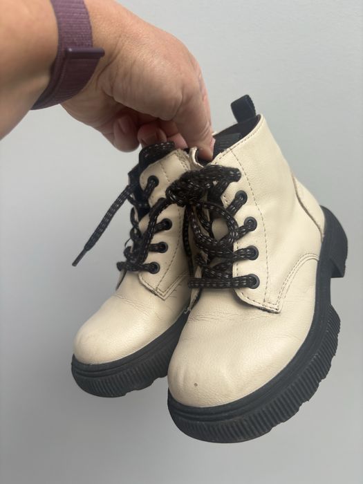 Zara botki traperki na jesień za kostkę 25