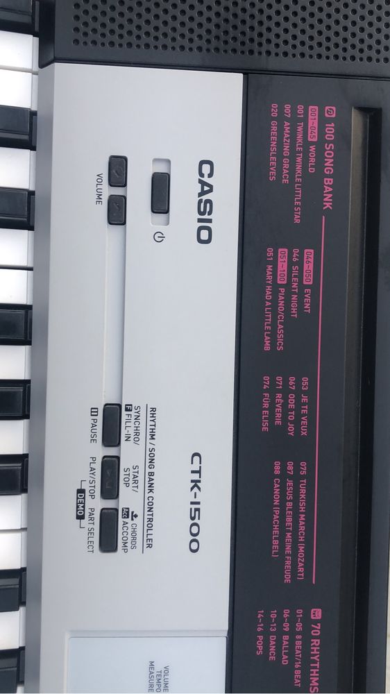 Синтезатор Casio CTK-1500