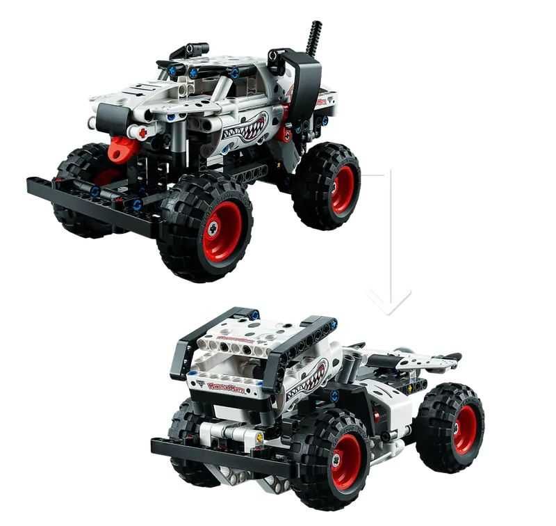 Nowe LEGO Technic Monster Jam Mutt Dalmatian samochód zabawka