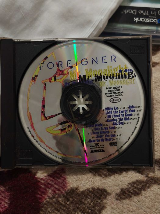 Foreigner – Mr. Moonlight
CD em bom estado