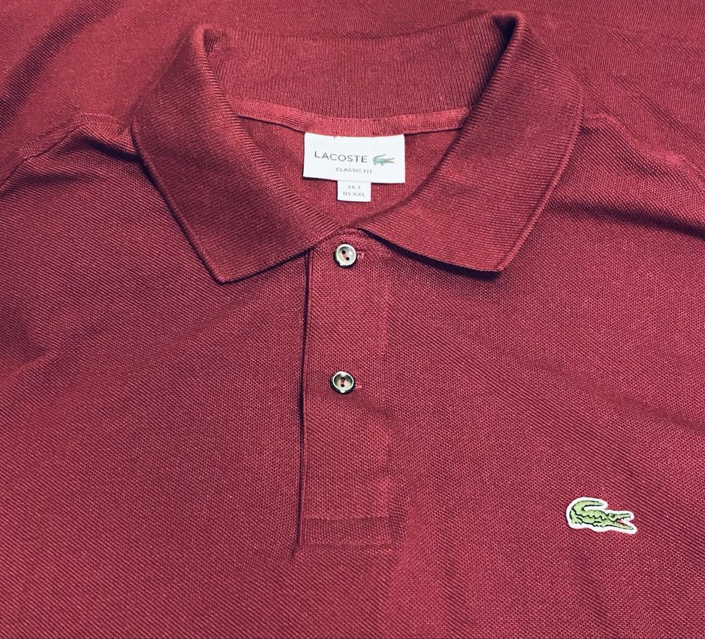 Футболка Lacoste поло чоловіче L.12.12 оригінал нова XXL
