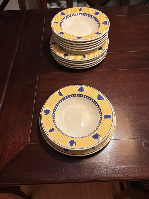 Prato raso e prato de sopa
