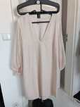 XL h&M sukienka beż elegancka wesele