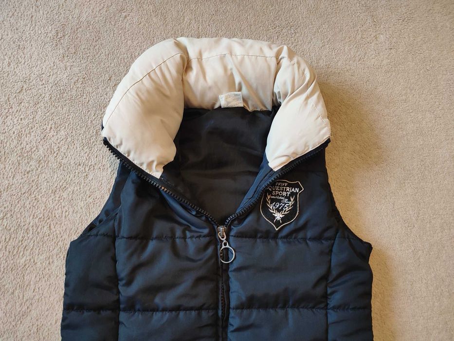 Kamizelka puchowa PFIFF jeździecka do jazdy konnej