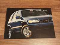 Prospekt katalog folder KIA SPORTAGE - 1999 r. -