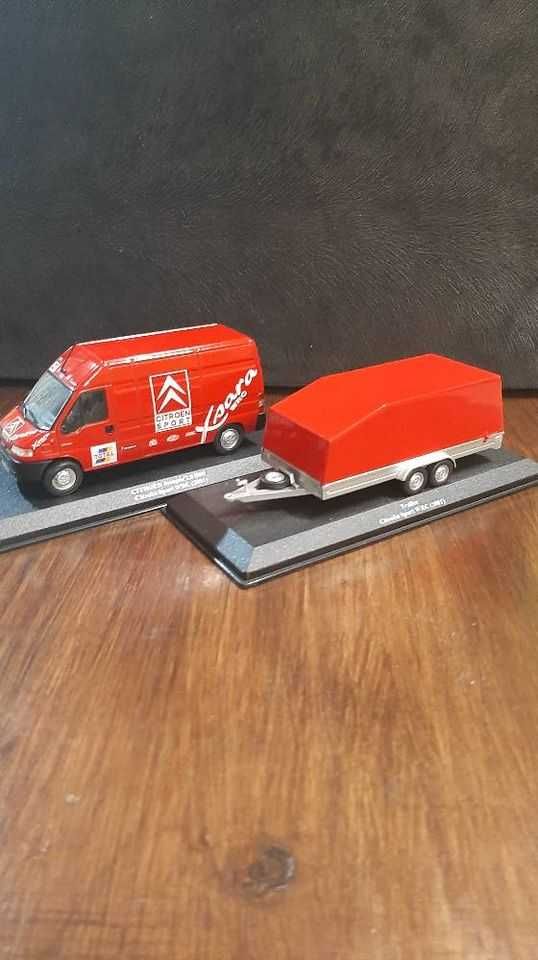 1/43 citroen jumper+atrelado