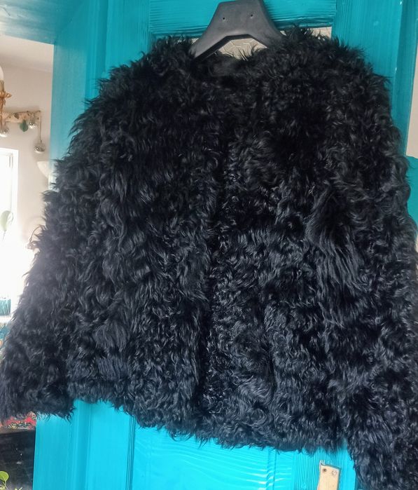 Futro naturalne mireuszki czarne