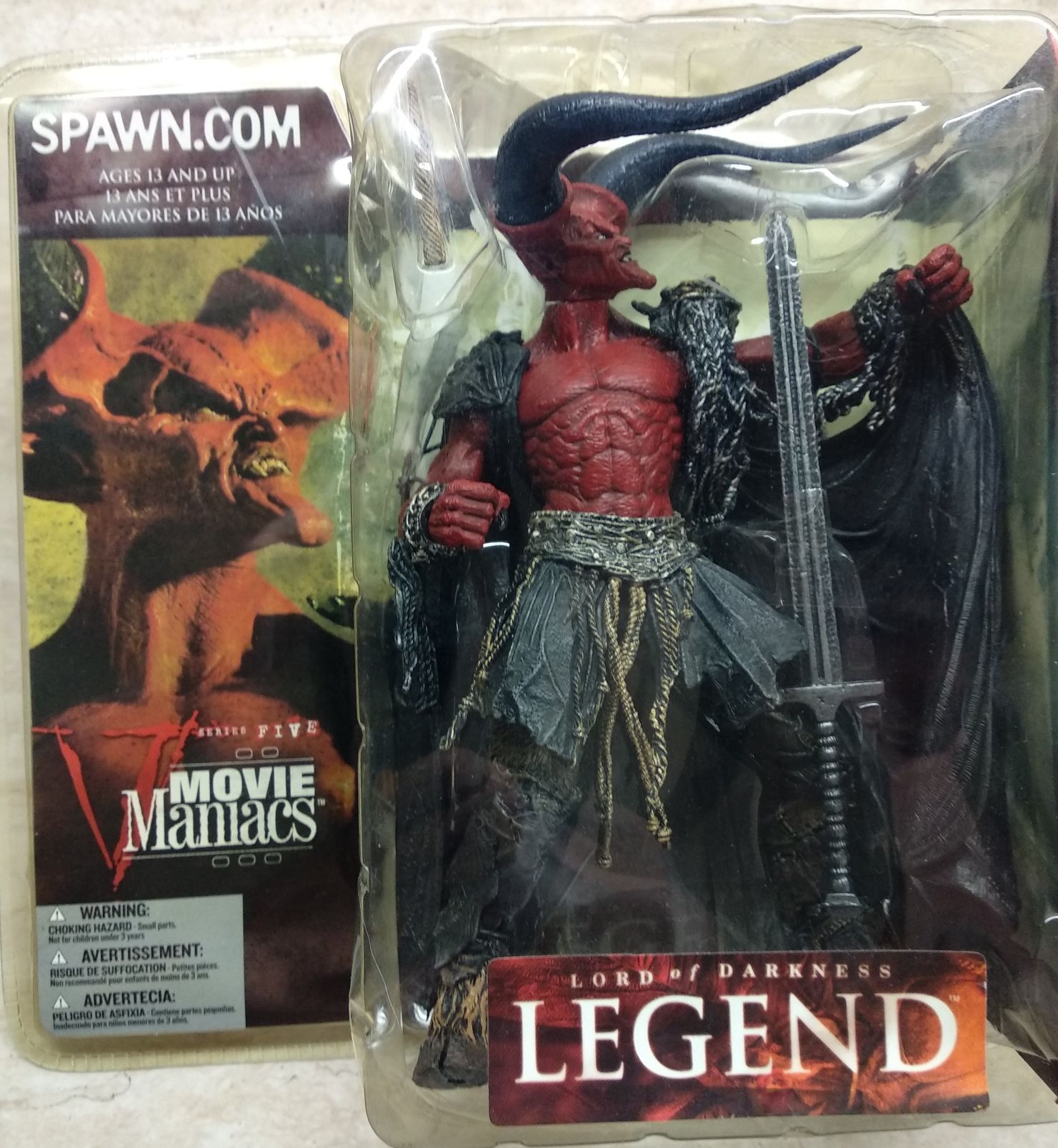 McFarlane Toys Movie Maniacs Series 5 LORD OF DARKNESS LEGEND