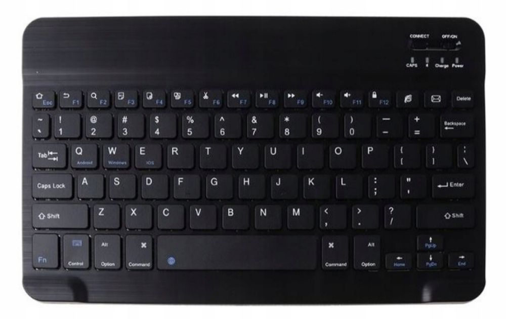 Klawiatura bluetooth do Samsung Huawei Lenovo Apple Xiaomi czarna