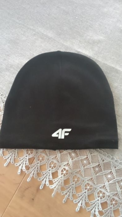 Czapka zimowa męska z polarem w środku kolor czarny