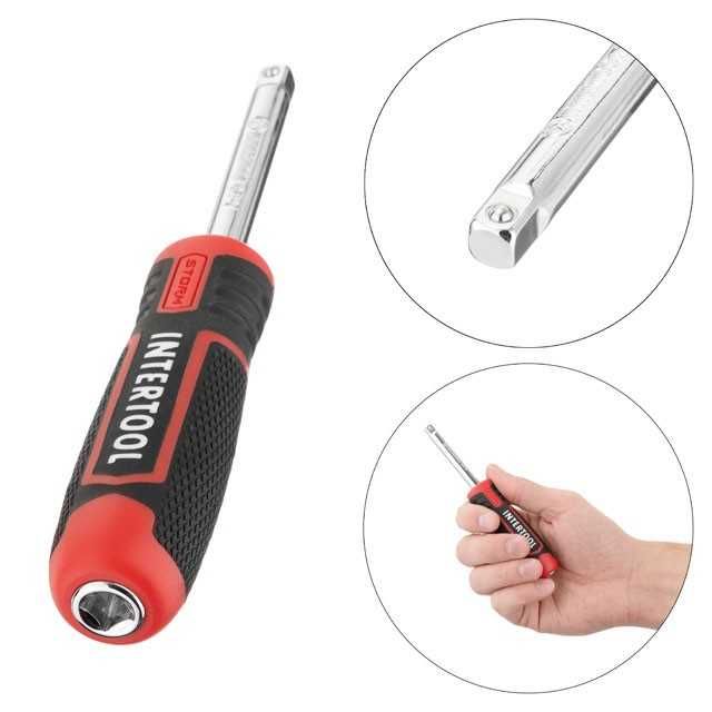 Набор инструментов 73 ед. STORM, 1/2", 1/4", Сr-V. INTERTOOL ET-8073.