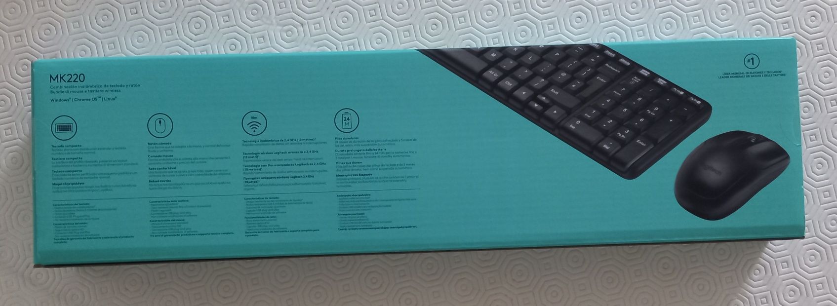 Teclado + Rato Logitech MK220