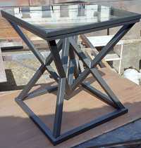 Металлический столик в стиле loft