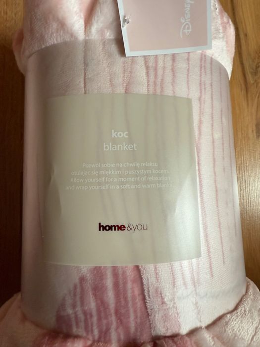 Home & You - poszewka na poduszkę, kocyk, torebka Elsa nowy komplet