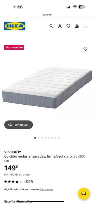 Beliche com colchões ikea