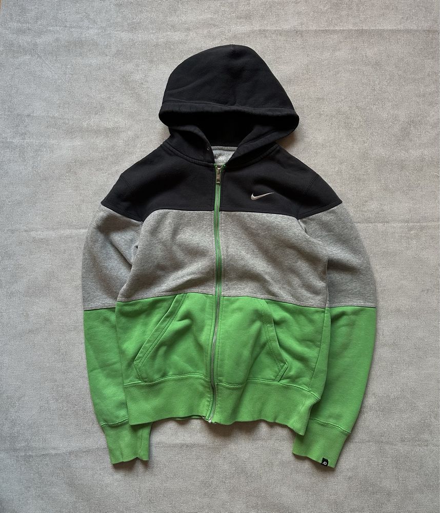 Оригинальное зип худи Nike Athletic Dept y2k swoos