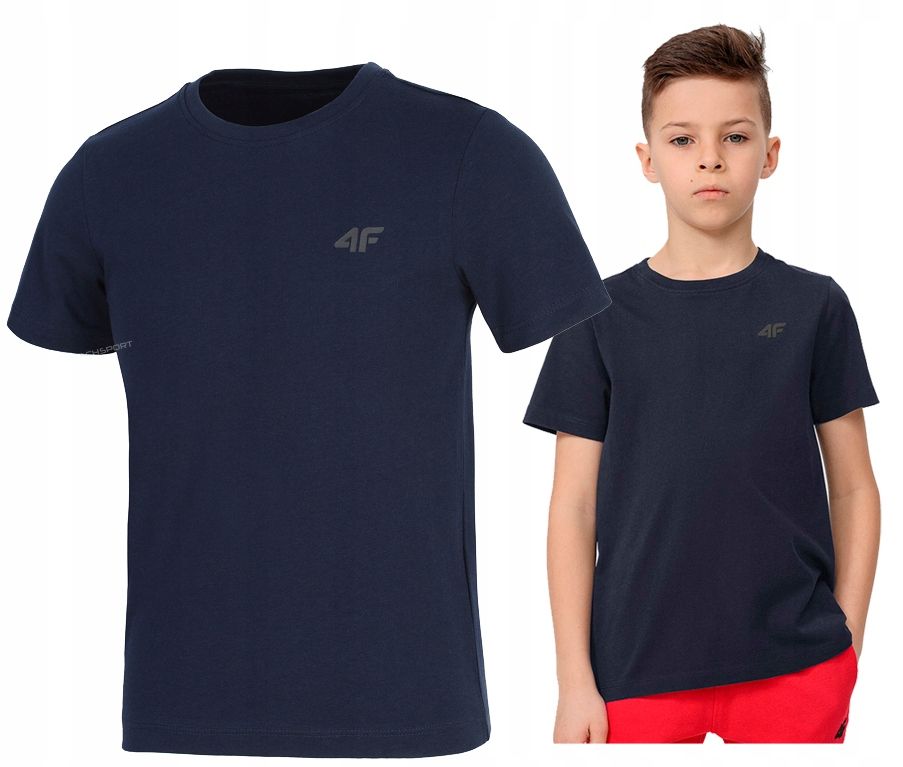 4f Chłopięca Koszulka T-shirt Bawełna / 146