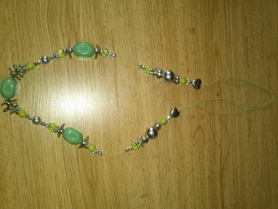 naszyjnik biżuteria kolor zielony