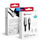 FORCELL F-ENERGY C257 kabel USB A do Lightning 2,4A 12W Cafule 3 m