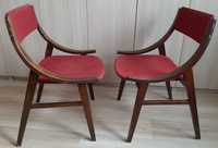 Krzesła skoczki komplet 6 prl