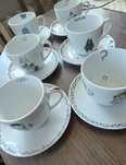 Porcelana Bogucice Bebok komplet 6 szt, herbaciany/kawowy, nowy !