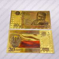 100-lecie niepodległości - pozłacana kopia banknotu 20 zł