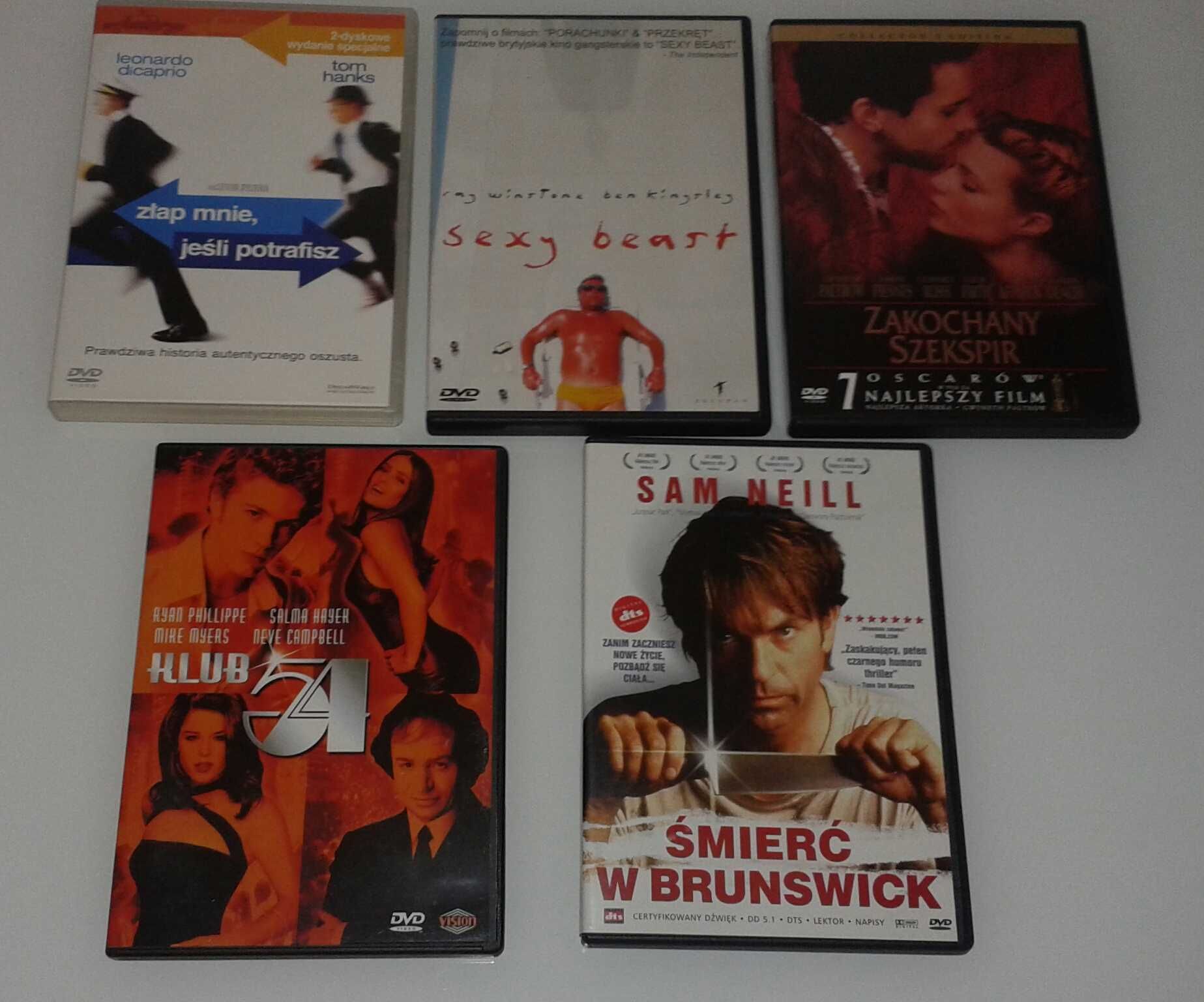 Misja,60 Sekund,Klub 54,Sexy Beast,Złap mnie jeśli potrafisz DVD