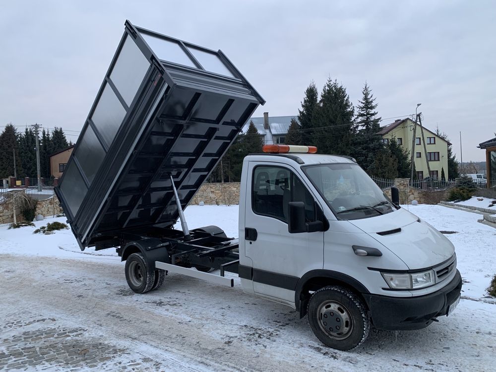 Zabudowa wywrotka kiper wywrot pod zrębkę trawe iveco daily mercedes