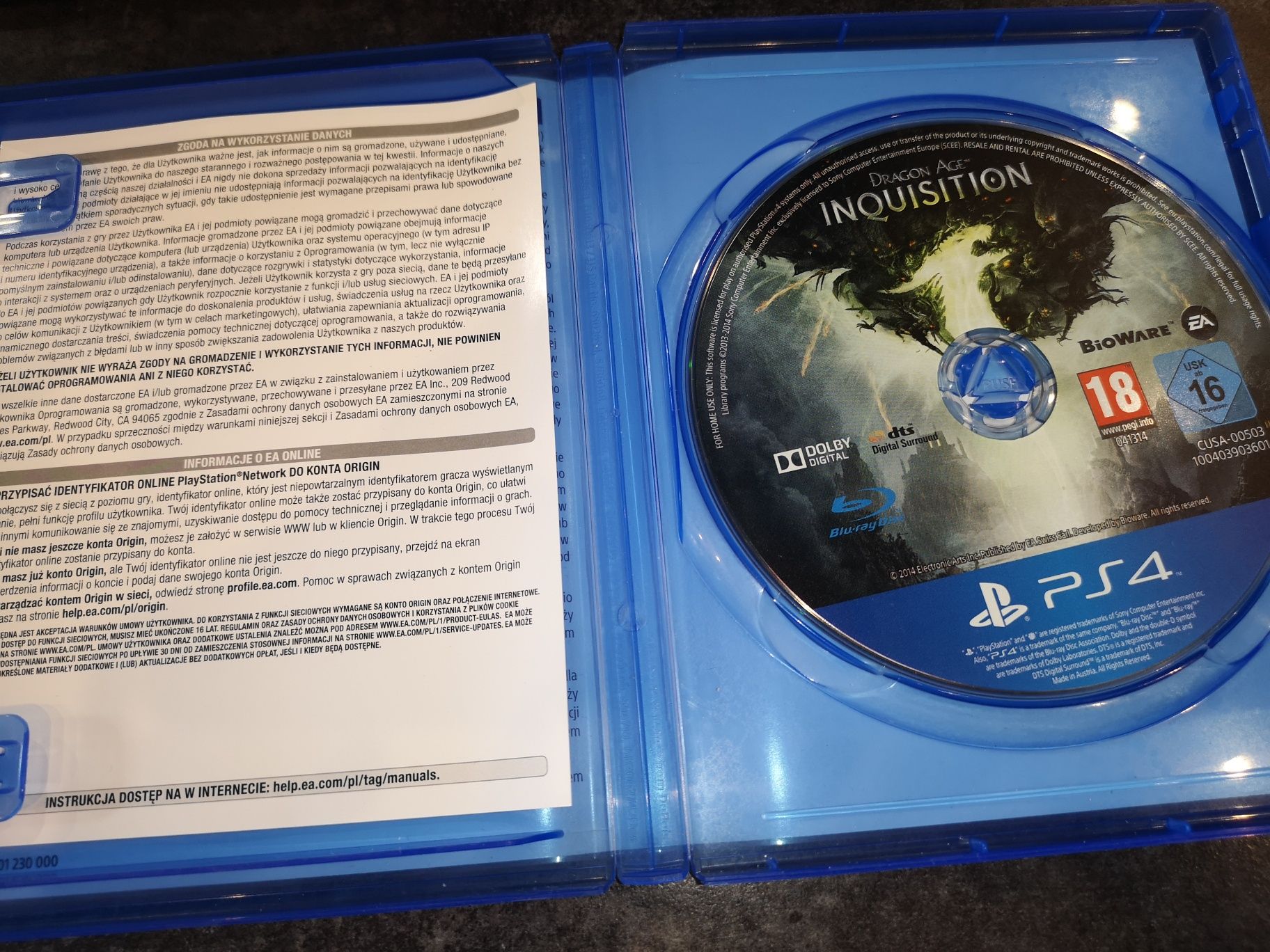Dragon Age Inkwizycja PS4 gra PL (możliwość wymiany) kioskzgrami Ursus