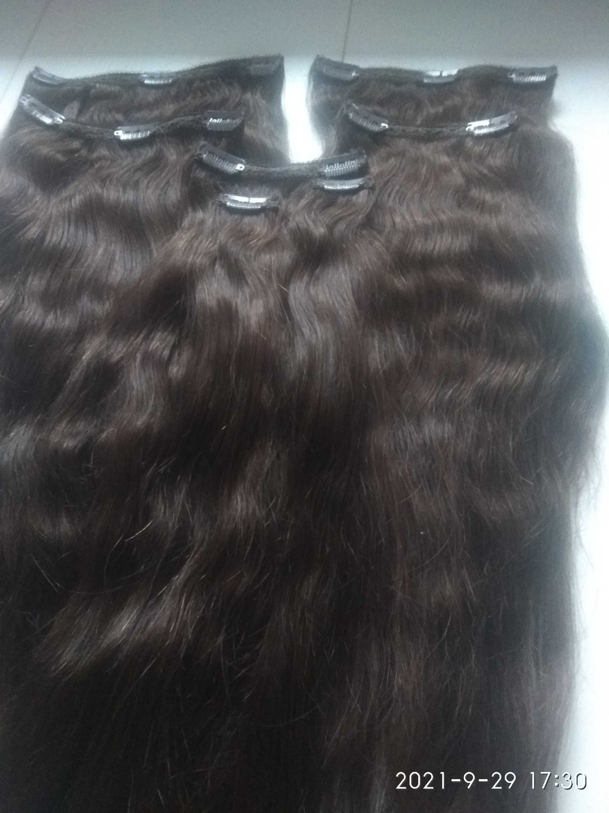 wlosy naturalne clip in 50cm