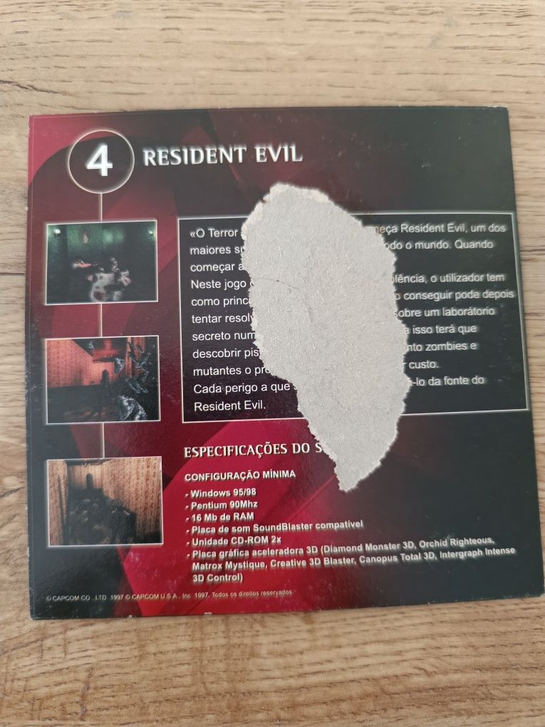 Jogos PC Resident Evil Descent