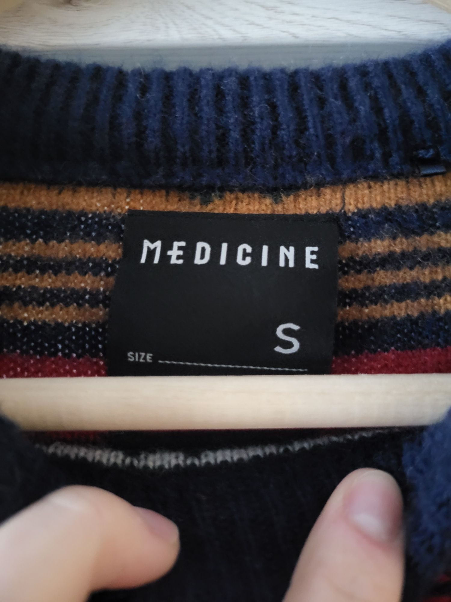 Sweter meski Medicine rozmiar S 50% wełny