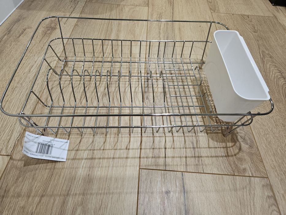 Duży ociekacz suszarka do naczyń stal chromowana 45 x 29 x 12 cm