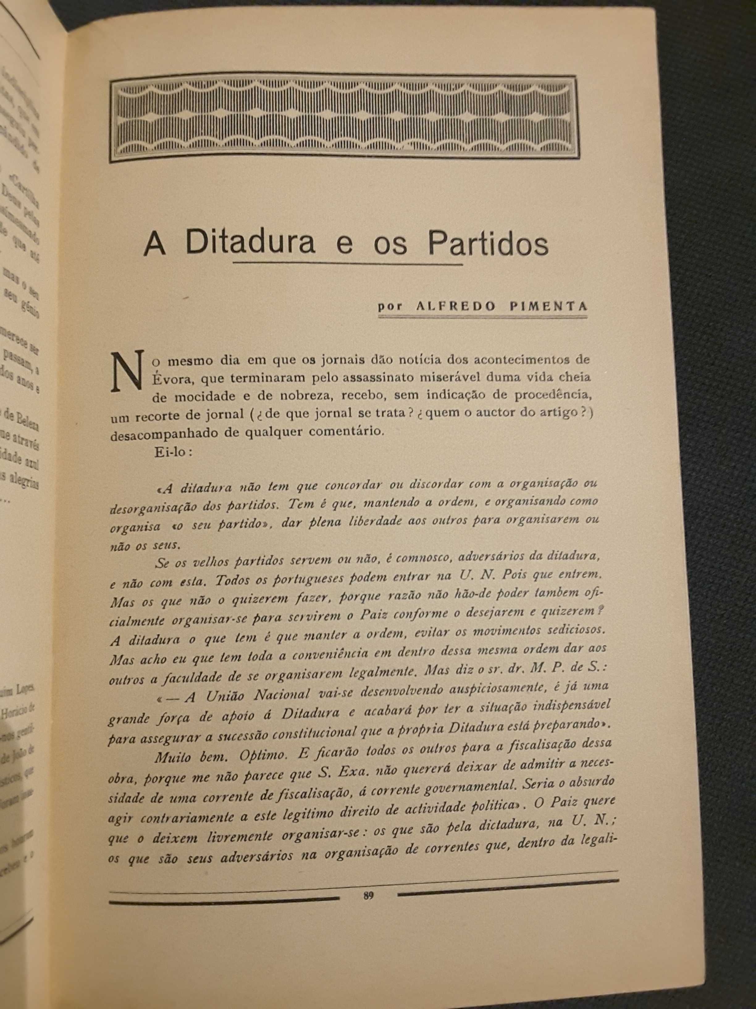 Gil Vicente, Revista Literária de Cultura Nacionalista