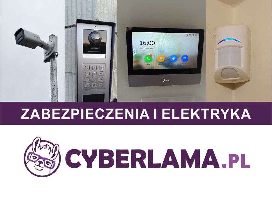Montaż | Monitoring | Alarm | Wideodomofon | Elektryka | Oświetlenie