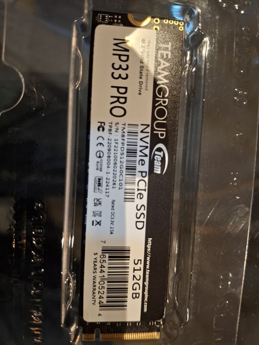 Disco SSD NVMe  512GB