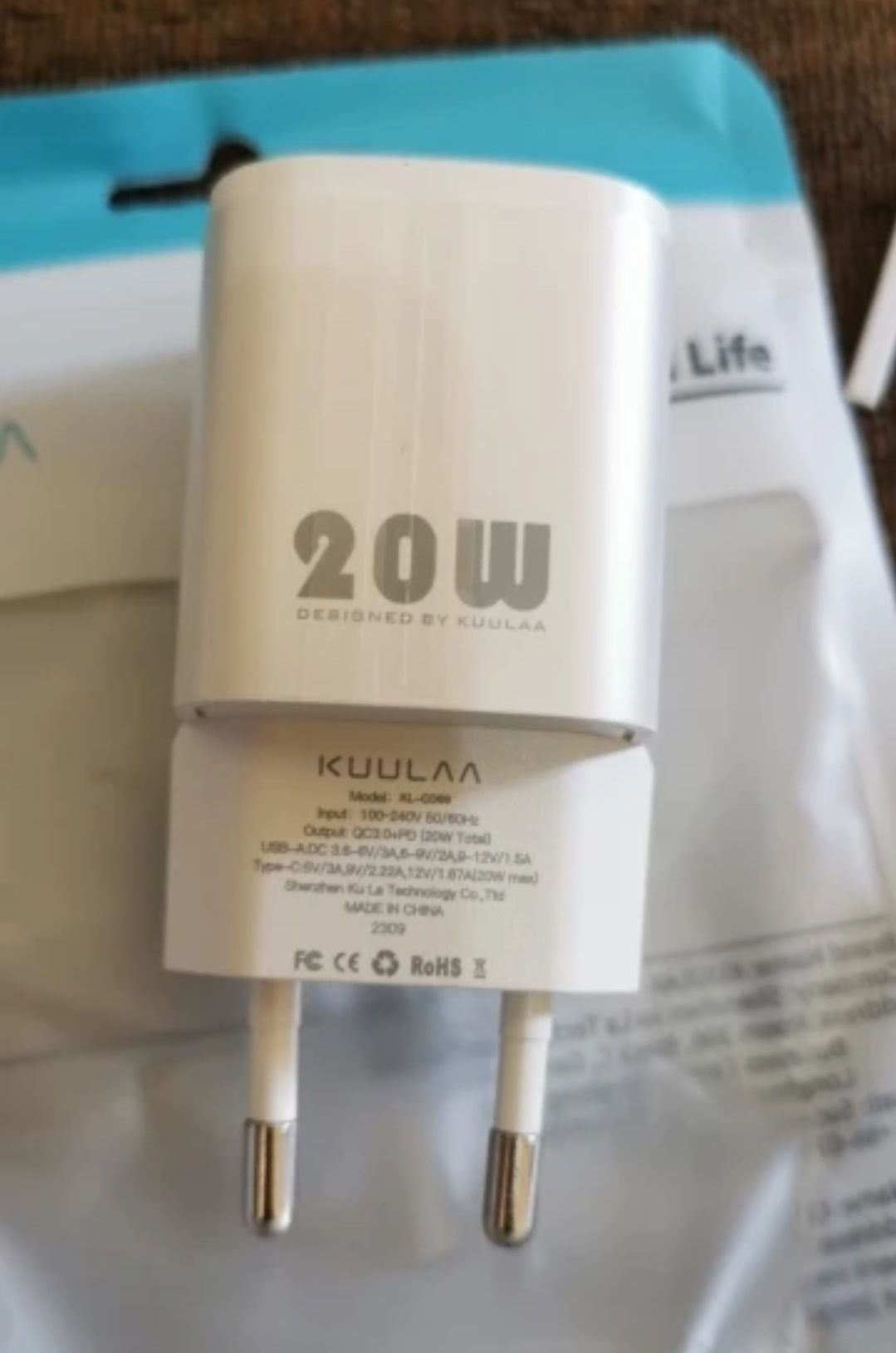 Зарядное устройство  QOOVI/KUULAA 22.5 W