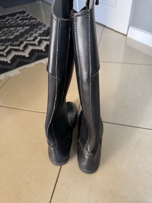 Kozaki jezdzieckie roz 40  buty do jazdy konnej skora naturalna