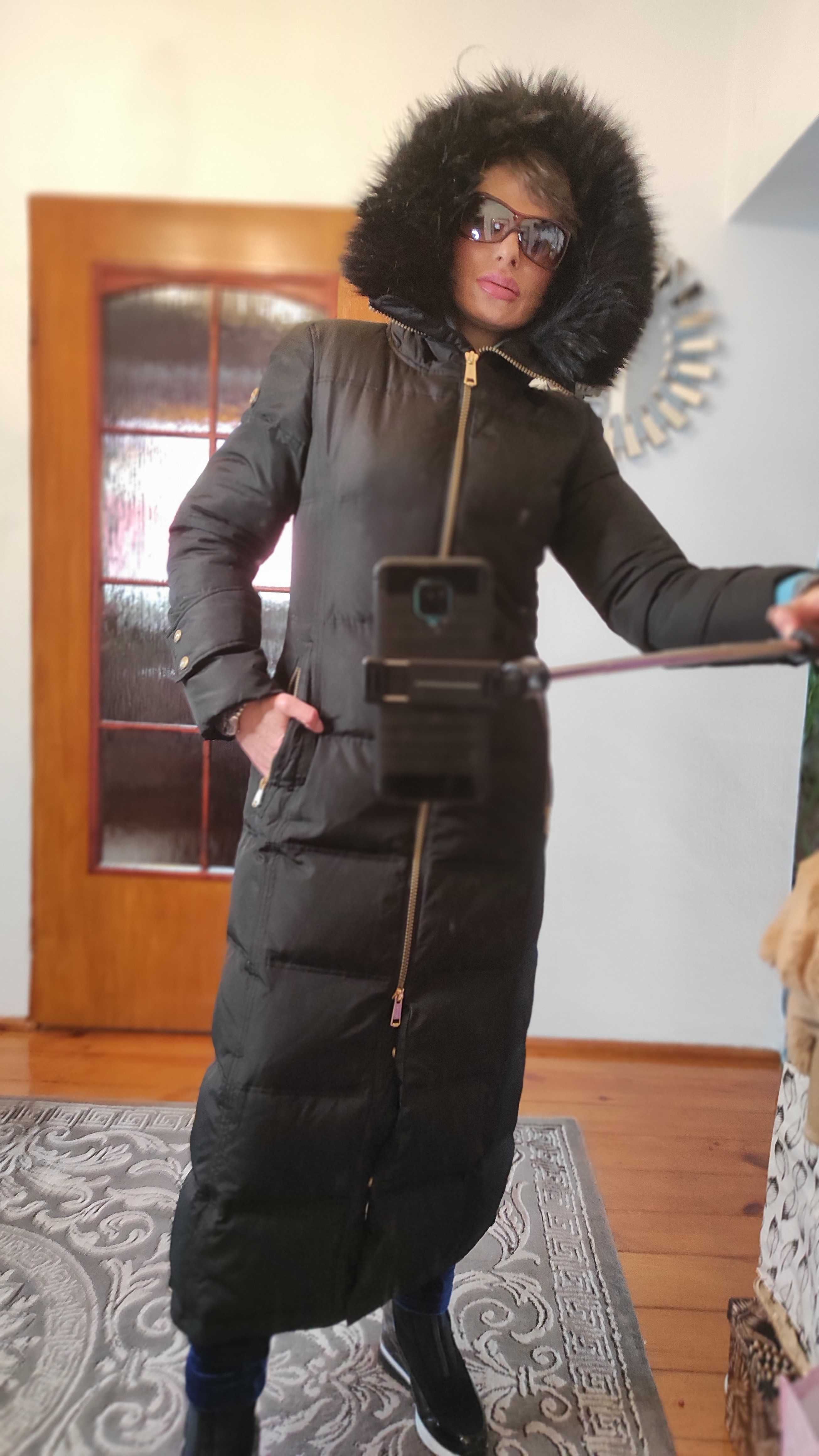kurtka długa CALVIN KLEIN jak nówka