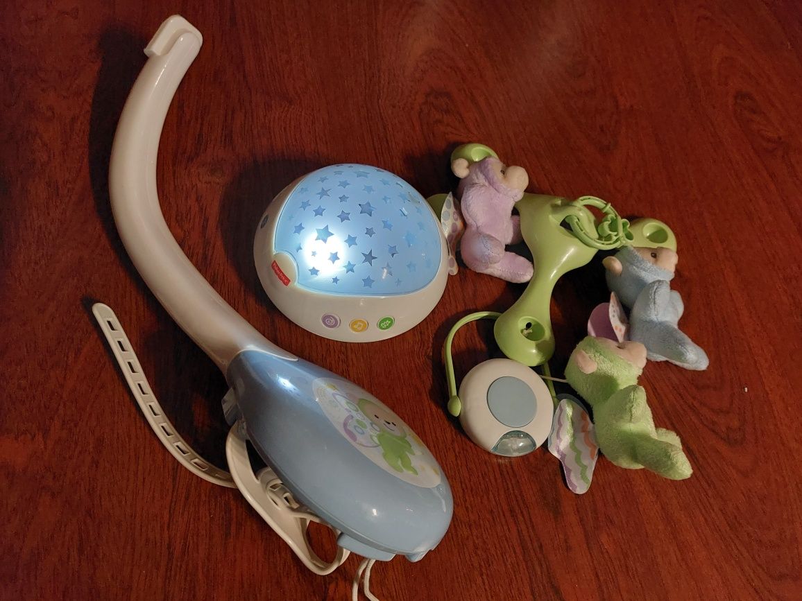 Fisher Price - Karuzelka z Projektorem - Misie 3 w 1