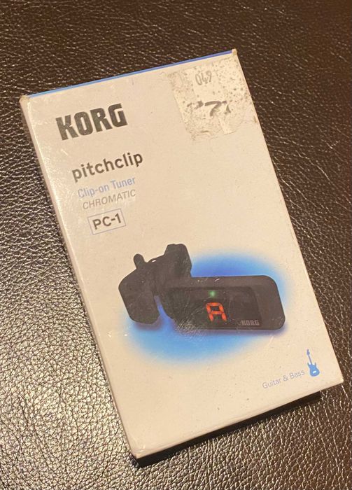 Afinador de clip KORG para guitarra