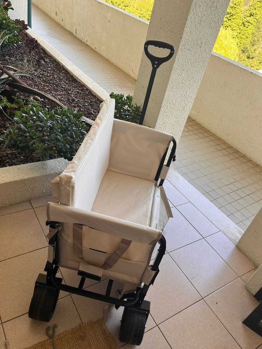 Carrinho Dobrável VEVOR 2-em-1 – Novo, Nunca Usado, Capacidade 258 kg